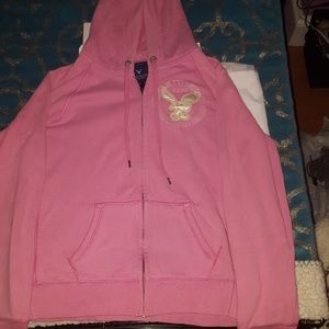 America eagle hooded zip up